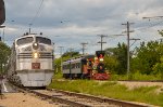 CBQ E5A Locomotive Nebraska Zephyr & Leviathan Steam Locomotive